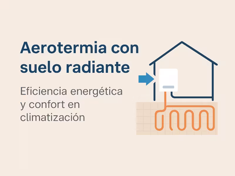 Una vivienda con suelo radiante y la explicación de por qué es más eficiente y confortable