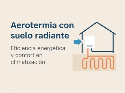 Una vivienda con suelo radiante y la explicación de por qué es más eficiente y confortable